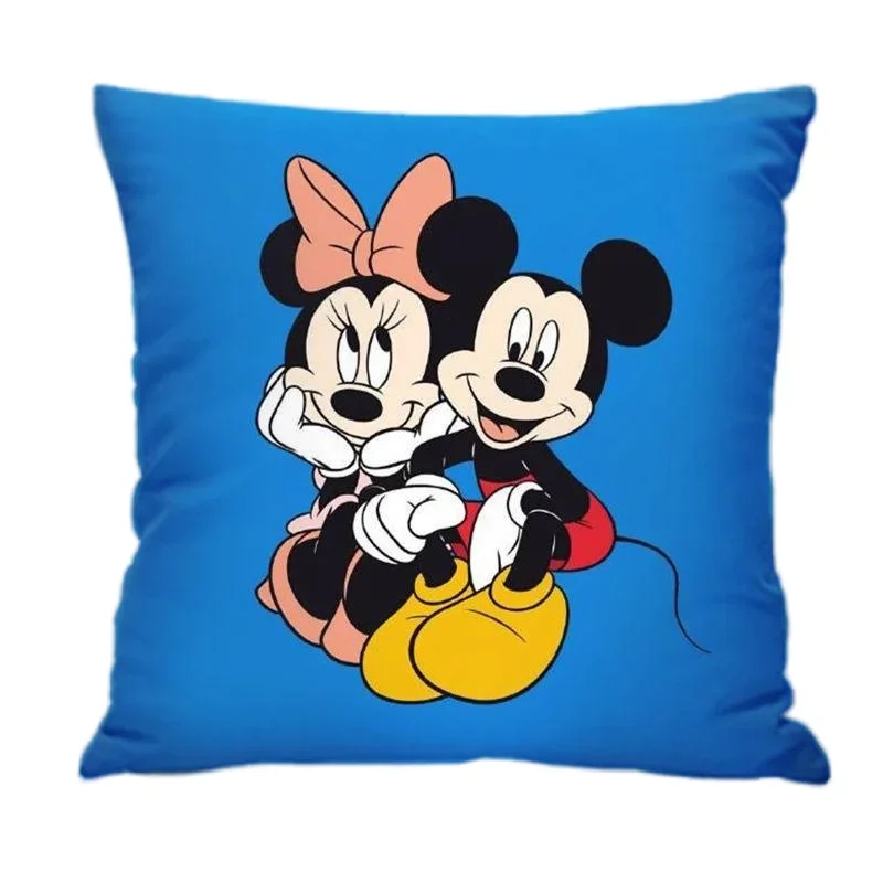 Disney Cartoon Mickey Mouse Minnie Pillowcase Children Home Decorative Pillow Case Birthday Christmas Gift 40x40cm