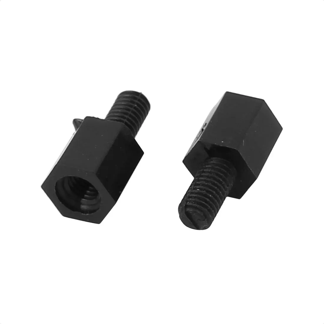 

100Pcs Black Plastic Nylon Standoff M3x6mm+6mm Male to Female Hex Column Support Standoff Spacer PCB Standoff Pillar