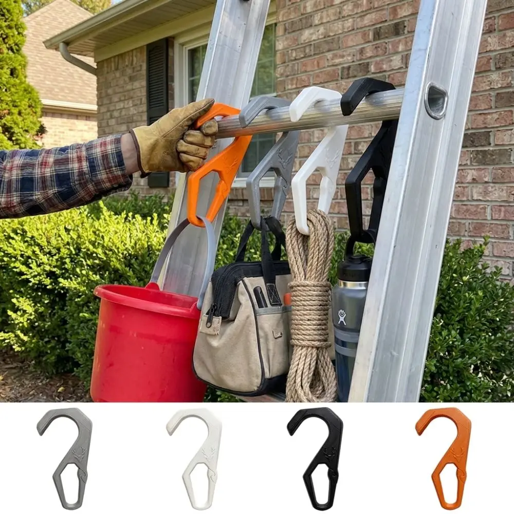 Heavy Duty Ladder Paint Bucket Hook 3D Printed Fixed Hanging Painting Secure Clip Tool Tool Storage Hands Free