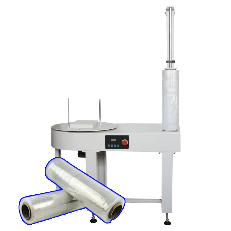 

Semi Automatic Plastic Film Wrapping Machine Manual Stretch Film Wrapping Machine DBC-800