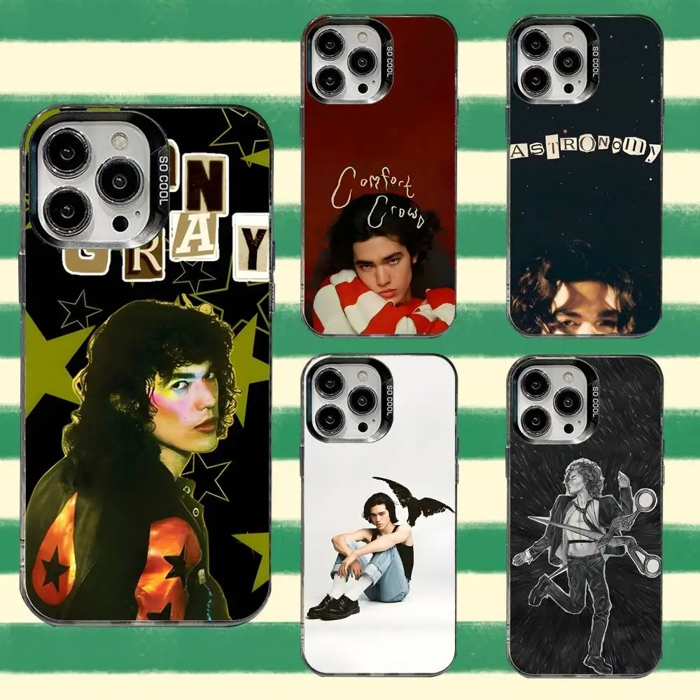 

Conan Gray Singer Superache Phone Case For iPhone 16,15,14,13,12,11,8,7,Pro,Max,Plus,Mini,XS,SE Anti Fall Black Matte Hard