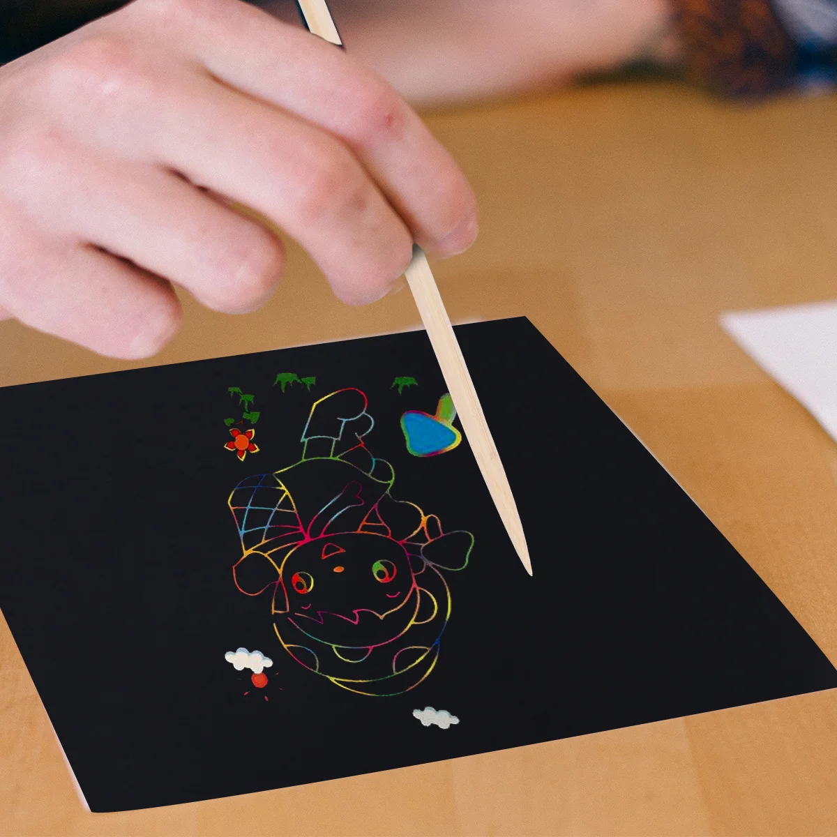 6 juegos de bloc de notas para garabatos para niños, regalo educativo de dibujo DIY no desordenado para niños, avión de viaje para niños