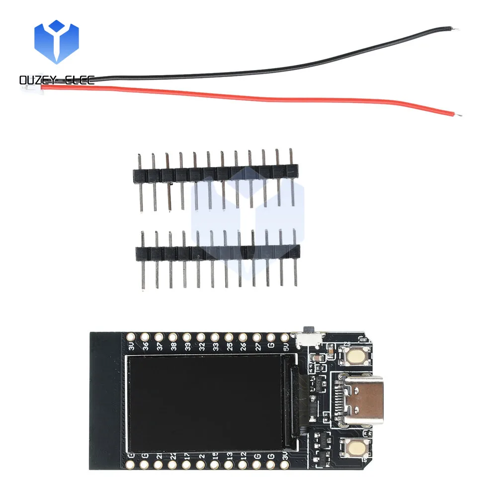 

ESP32 WiFi Bluetooth IoT Макетная плата Встроенный 1,14-дюймовый ЖК-экран Интерфейс USB/Tpye c Демо-плата малой мощности