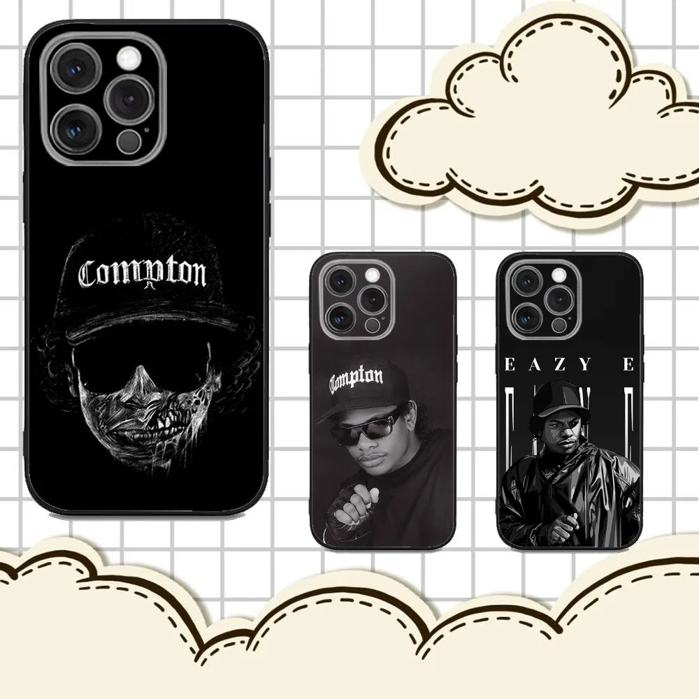 

Rapper E-Eazy E Phone Case For iPhone 16e,16,15,14,13,12,11,Pro,X,XS,Max,XR,Plus,Mini Soft Black Cover
