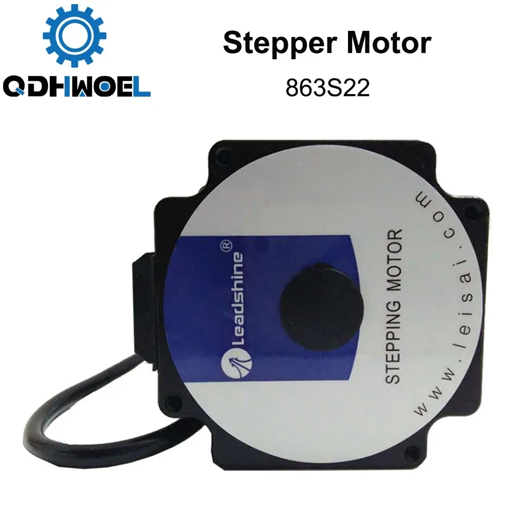 

QDHWOEL Leadshine 3-фазный шаговый двигатель 863S22 для NEMA34 5A Длина 71 мм Вал 12 мм
