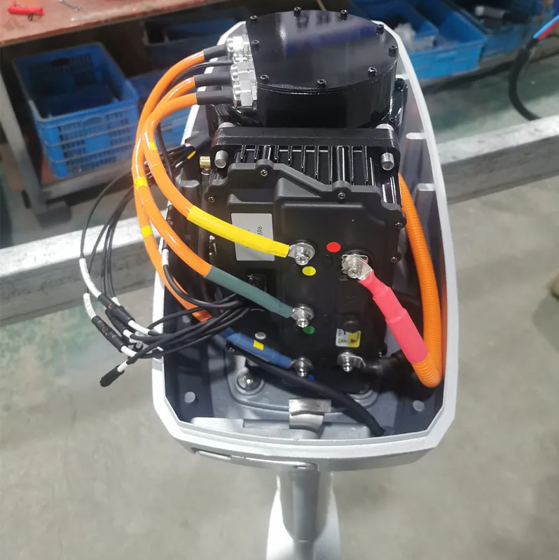 Fotografia 5: Motor Elétrico de Popa 96V 20HP 15kW com Hélice Sem Escovas