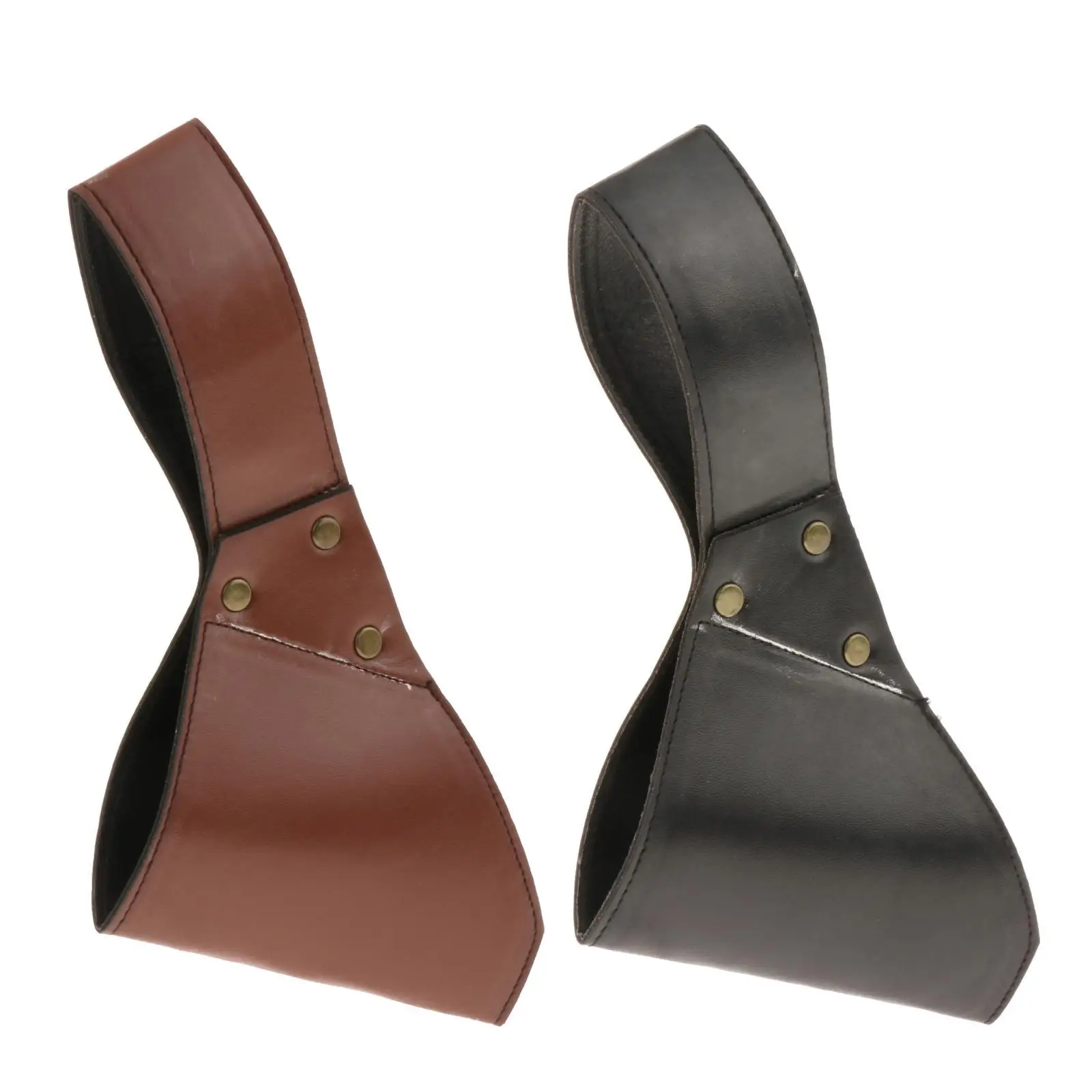 

Sword Frog Holster Handmade Hanger PU Leather Rapier Scabbard Holder Universal for Warrior Adult Men Pirate Renaissance Costume