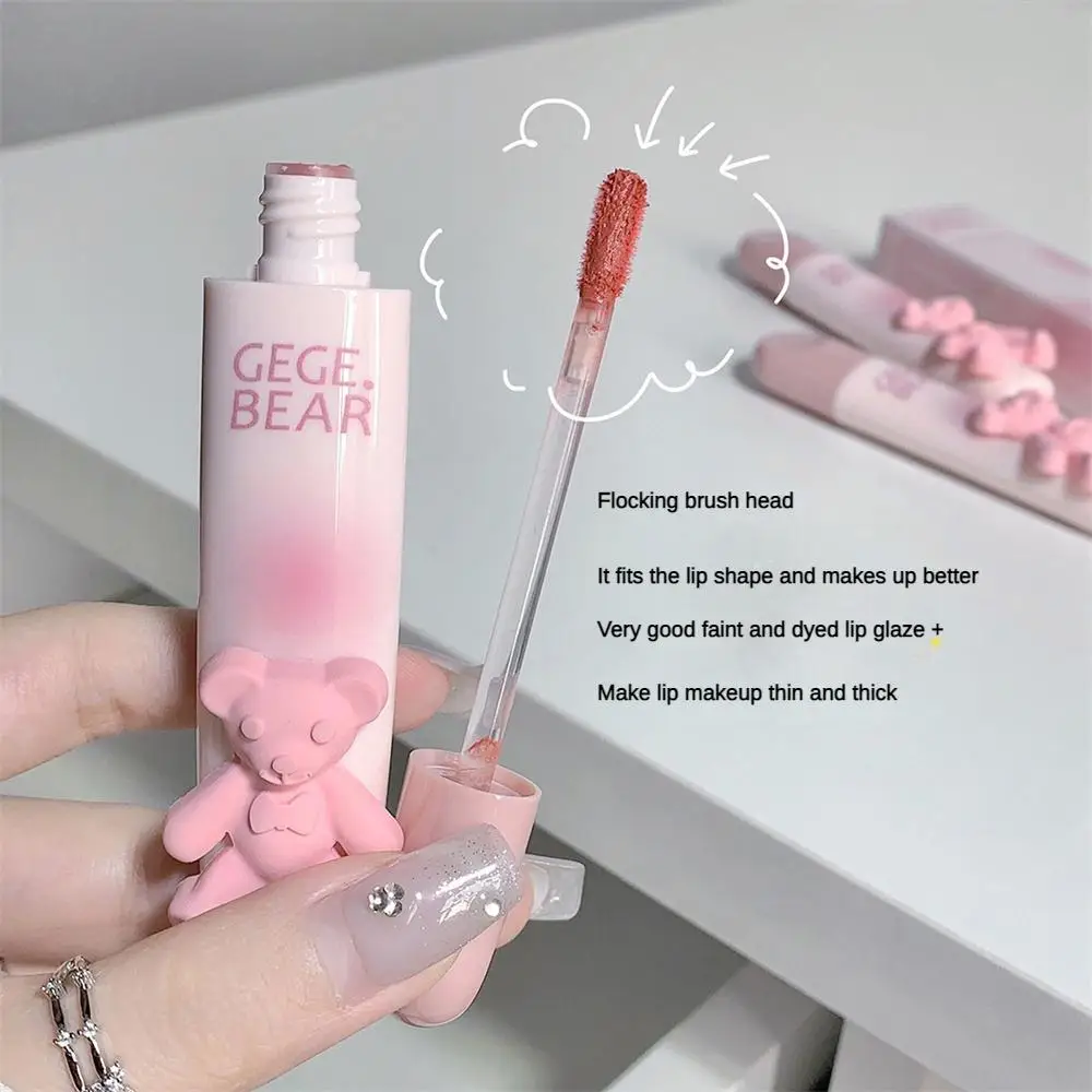 Lip Gloss Waterproof Lip Glaze Touch Lip Delicate Lipstick Lip Makeup Lasting Color Waterproof Matte Lip Glaze Lip Glaze Make-up