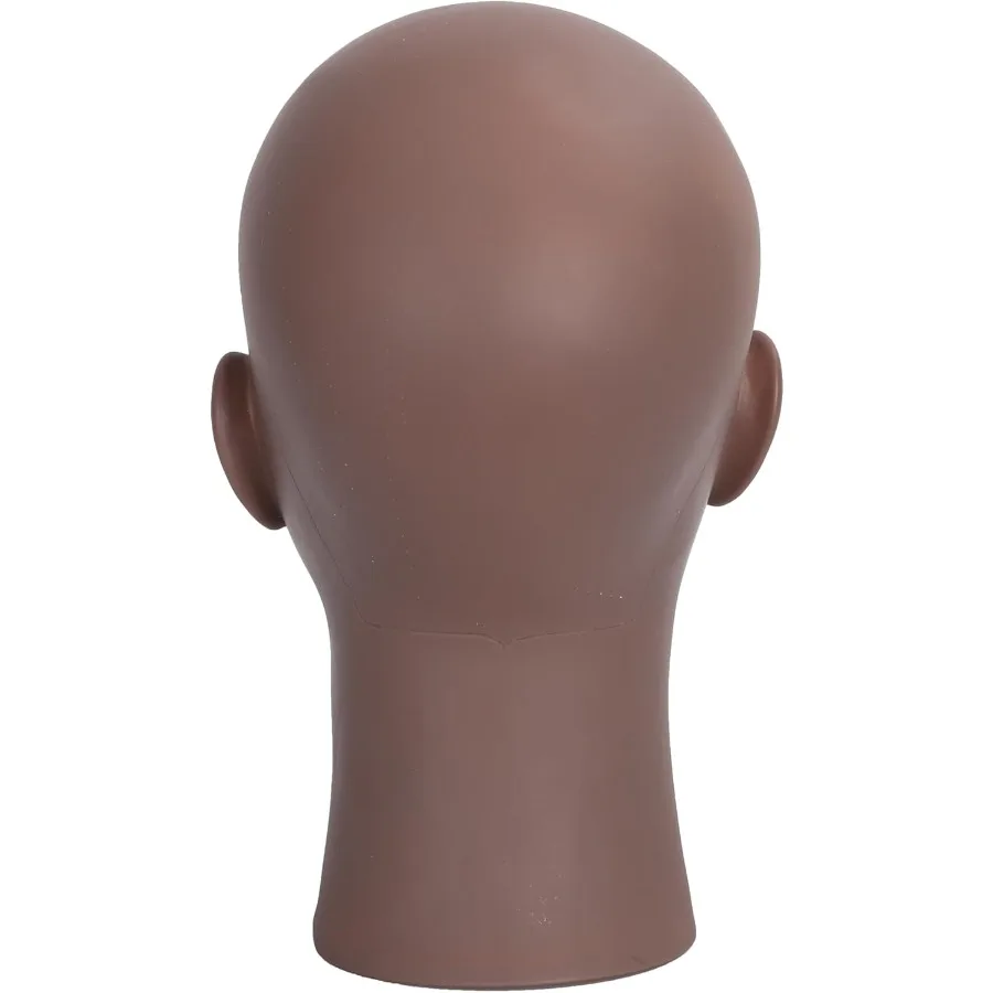 رأس عارضة أزياء أصلع لصنع الشعر المستعار، تدريب على تصفيف المكياج، قبعة عرض مستحضرات التجميل الاحترافية، خوذة نظارات، رأس عرض Mo #4