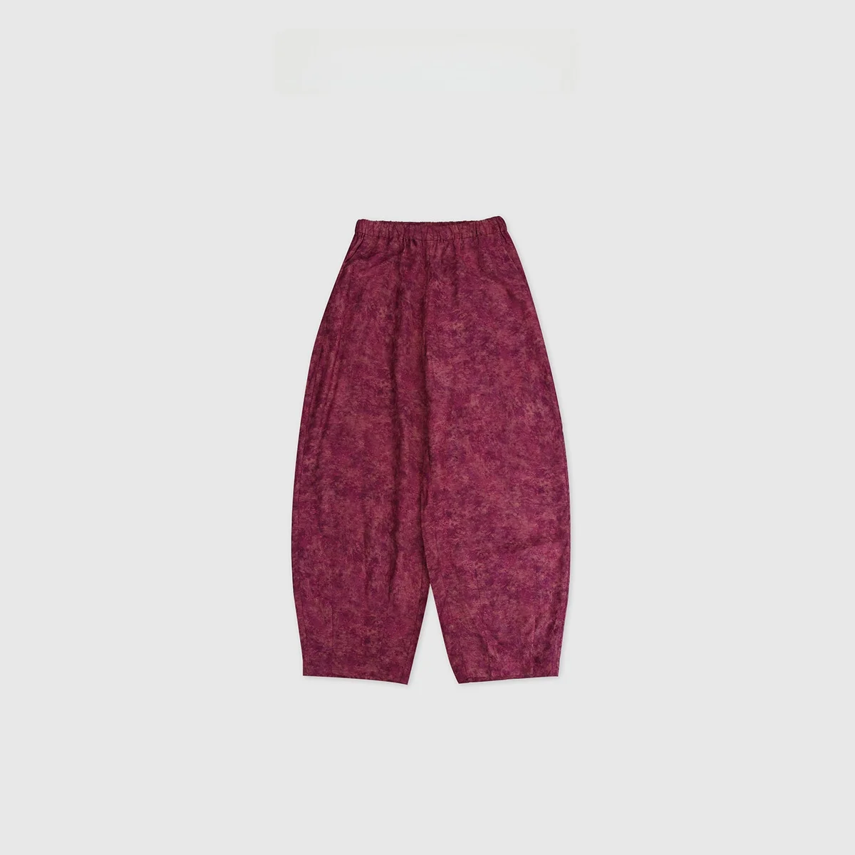 

BaAtOne Water-Mark adient Wide Leg Pants Elastic Waist Casual Trousers for Women Rinsed Viscose Lenzing Eco-Viscose Linen...