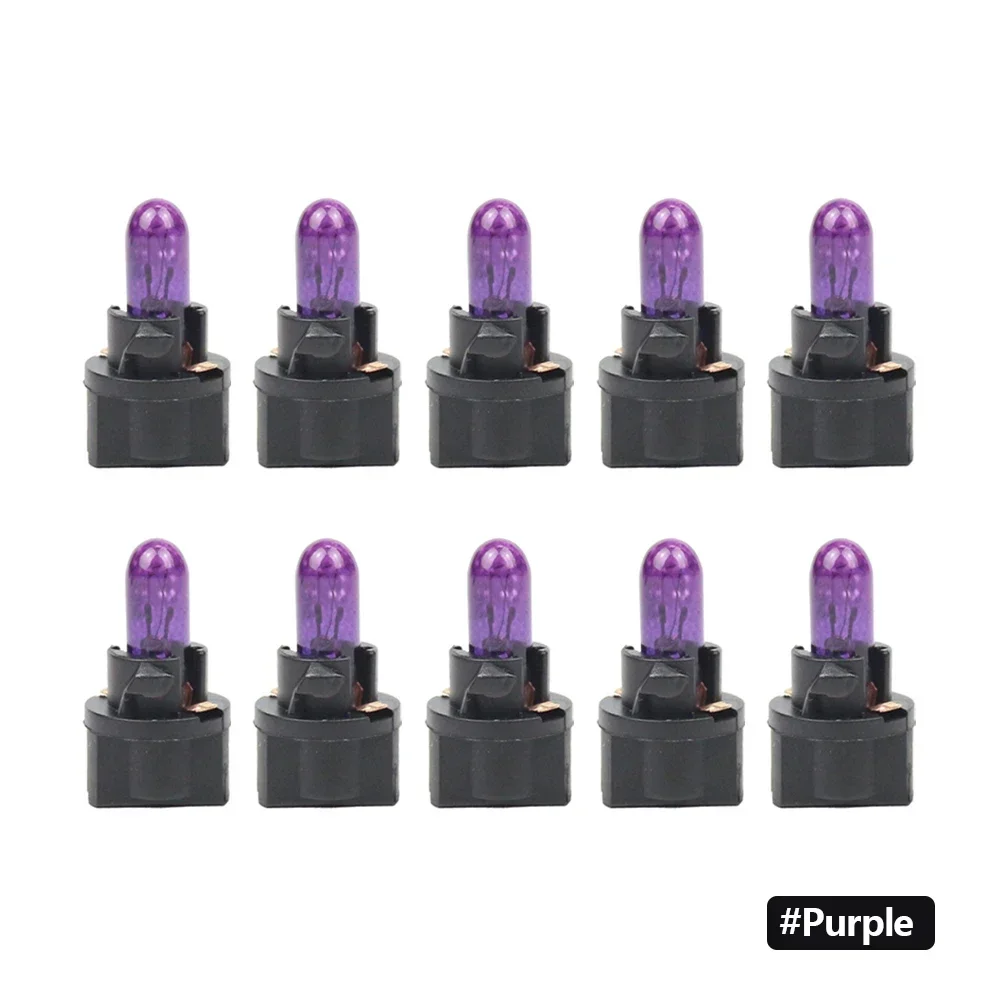 10Pcs T5 SMD LED Auto Licht Autos Licht emittierende Diode Instrument Gauge Dashboard Glühbirnen Auto Innen Anzeige Lampe