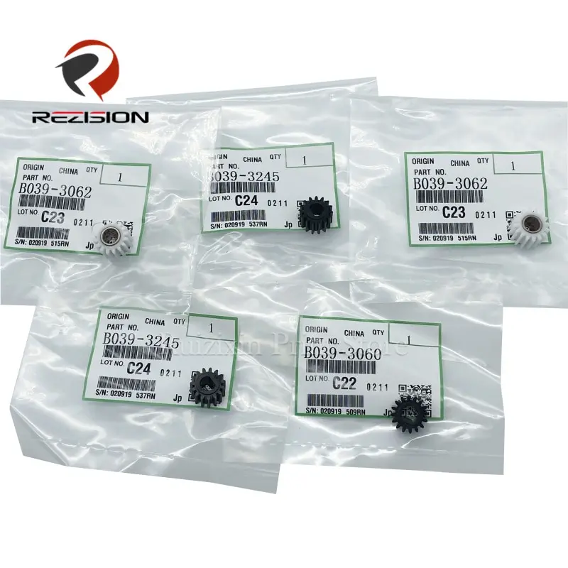 New Original for Ricoh 1015 1018 Developer gear kits printer gear copier printer parts B039-3062 B039-3060 B039-3245