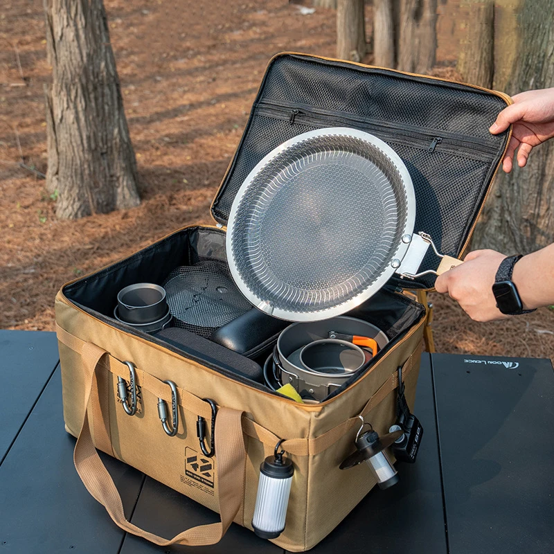 

Складной ящик для хранения на открытом воздухе, ящик для хранения для пикника и кемпинга, для посуды, кухонных принадлежностей, тактическая сумка для хранения на открытом воздухе, большой объем