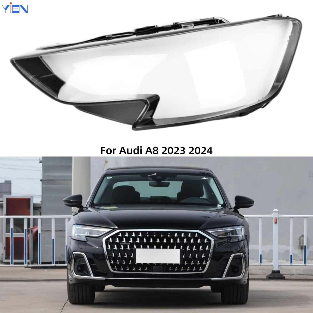copri-fari-anteriori-per-audi-a8-a8l-2023-2024-accessori-auto-gusci-per-fari-coperture-per-luci-anteriori