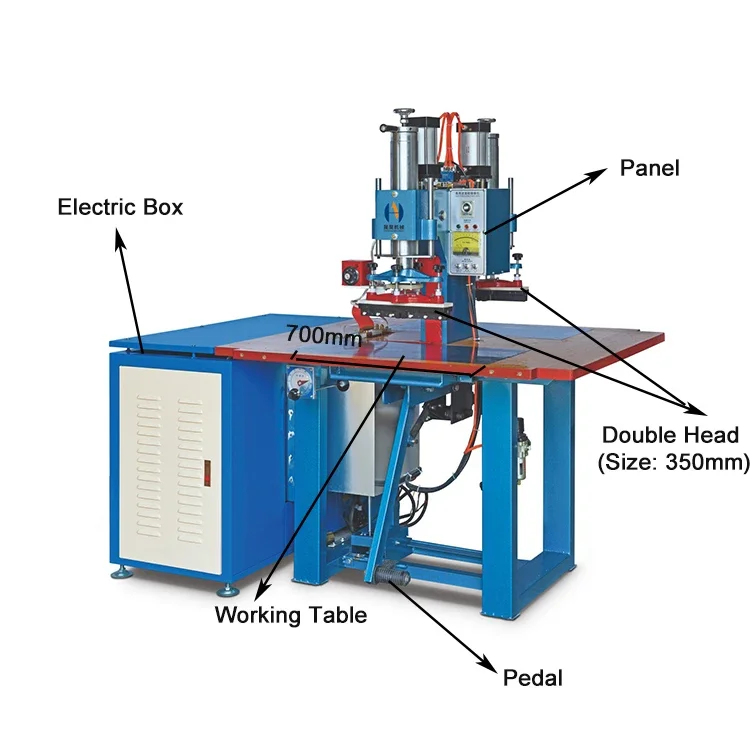 Double-Head High Frequency PVC Film Welding Equipment