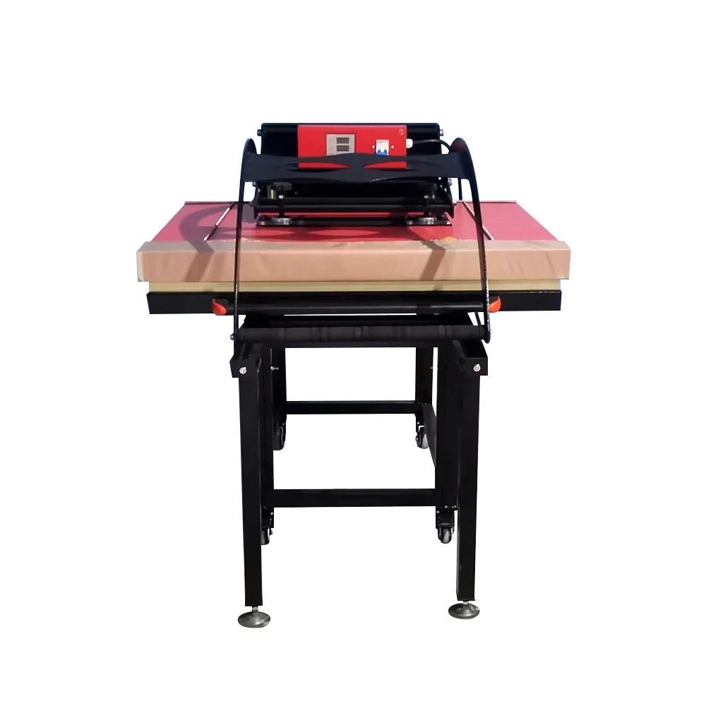 Large format Manual operation hand force Heat press machine for T shirt Sublimation transfer plates iron 80*100cm