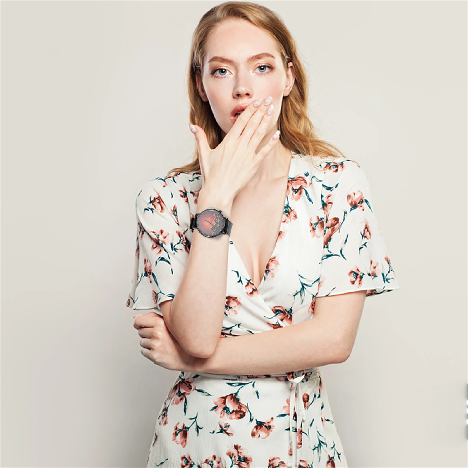 

1Pcs Halloween Watch Vintage Style Unisex Wristwatch Festival Gift Fashionable Comfortable Halloween Watch Festival Wristwatch