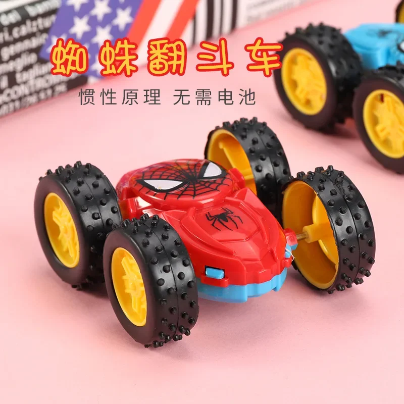 NEW Kids Spider dumper Inertia Car 360 gradi resistente agli urti Double Sided Car Puzzle per bambini giocattoli regali premio per studenti