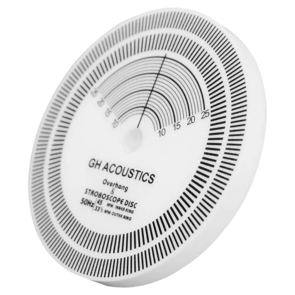 

Calibration Disc for Vinyl Record Player Acrylic Stroboscope Round Tool Supplies Wear Resistant Durable SmoothEdges Offset