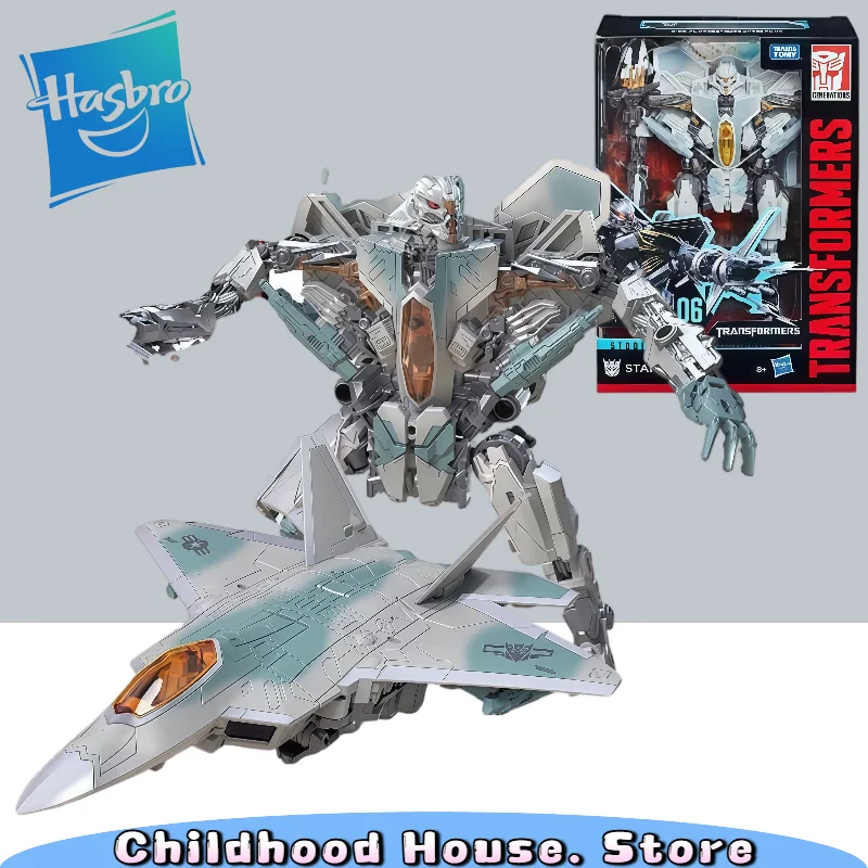 Hasbro Transformers Studio Series SS06 Starscream, Cybertronian-Muster neu lackierte Actionfigur, Film-Sammlerroboter-Modellspielzeug