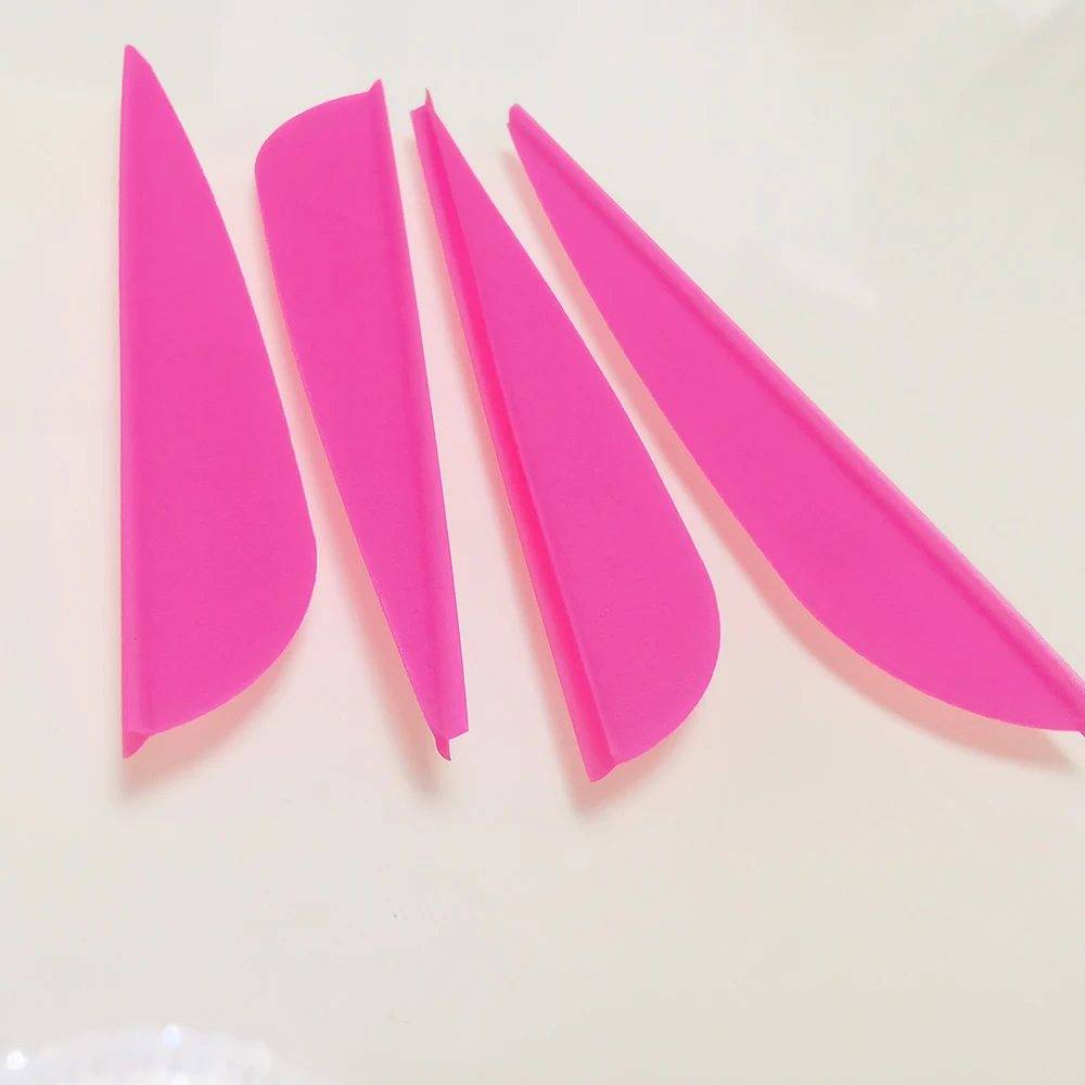 50PCS Archery Arrows Feather Fletching Rubber Arrow Vanes  3  inches for arrow Archery DIY