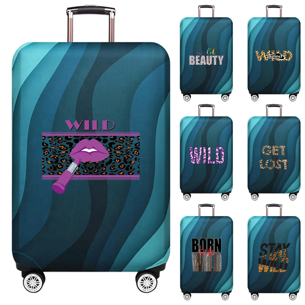 

Stretch fabric Luggage Protective Cover Wild Pattern Series Suit for 18-32 Inch Suitcase Covers Trolley Cover Travel Accessories
