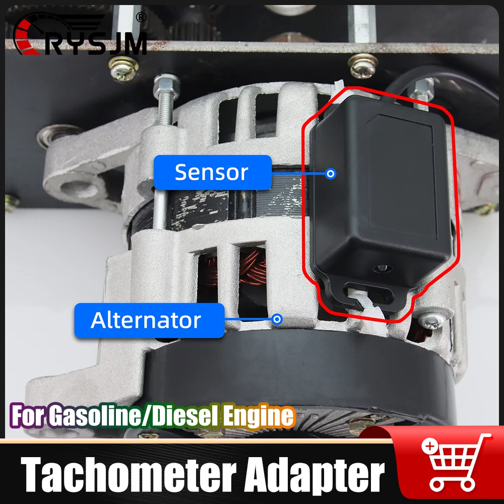 

Car Tachometer Adapter Tach RPM Signal Adapter Accessories Engine Diesel / Petrol Engine Tacho Meter Sensor For Car Boat Yacht