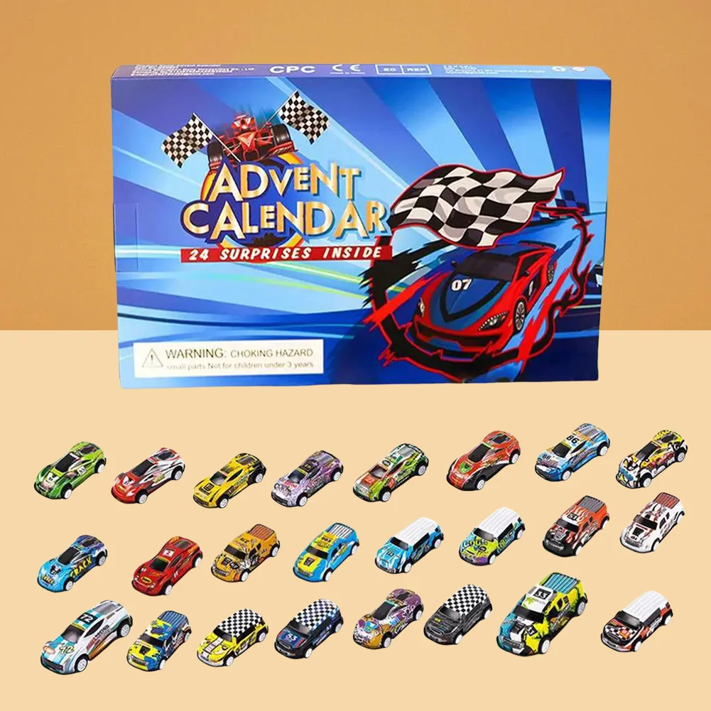 

Advent Calendar 2024 Christmas Vehicles Toys 24 Days Christmas Countdown Calendar Xmas Holiday Party Favor Gift for Boys