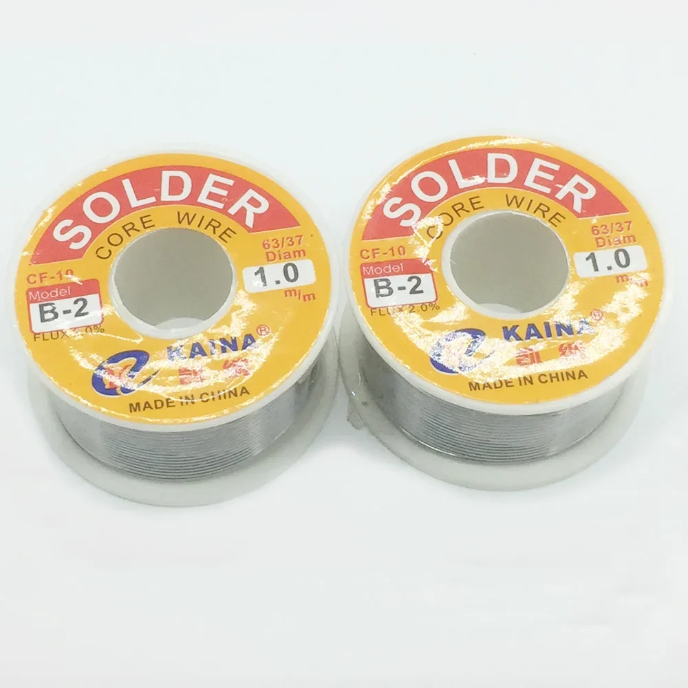 Imagem -04 - Welding Iron Wire Reel Rosin Core Flux Solder Lead Line 100g 3.5oz Flux 2.0 mm 63 37 45ft High Quality