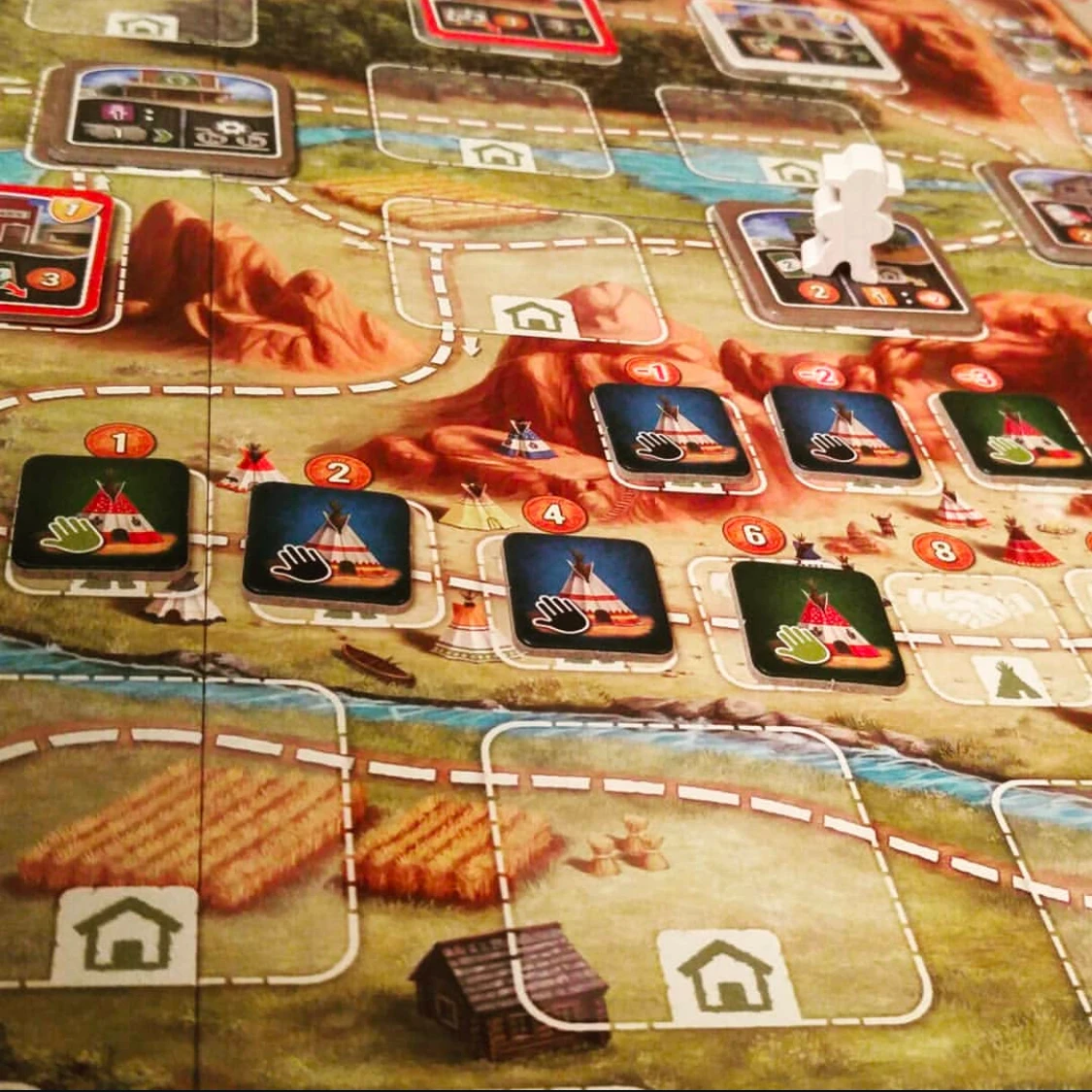 Geweldig Western Trail Bordspel 2-4 spelers Familie/Feest Grappig Tafelspel Vrienden Entertainment Strategiespel