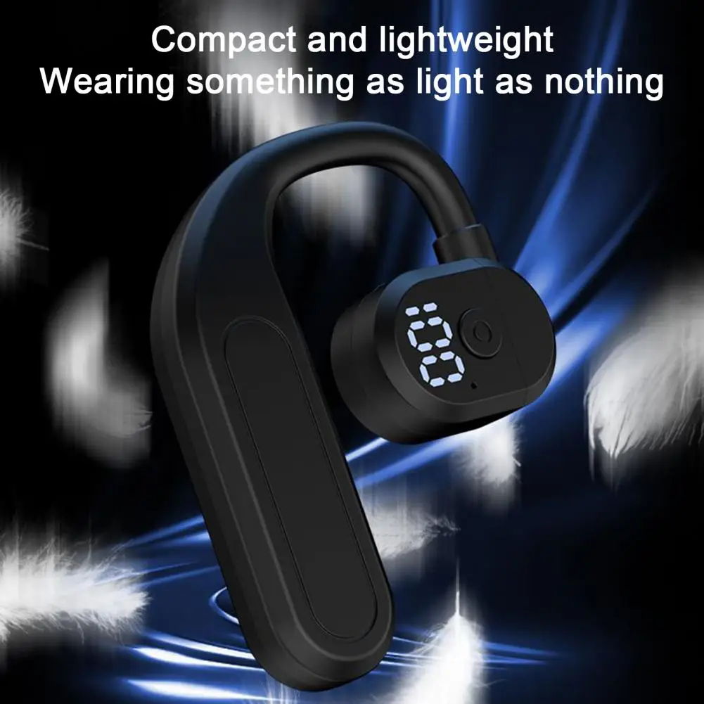 Wireless Headset Low Latency Headphone High-tech Bluetooth Wireless Earphones with Led Display Waterproof Sports for Ergonomic