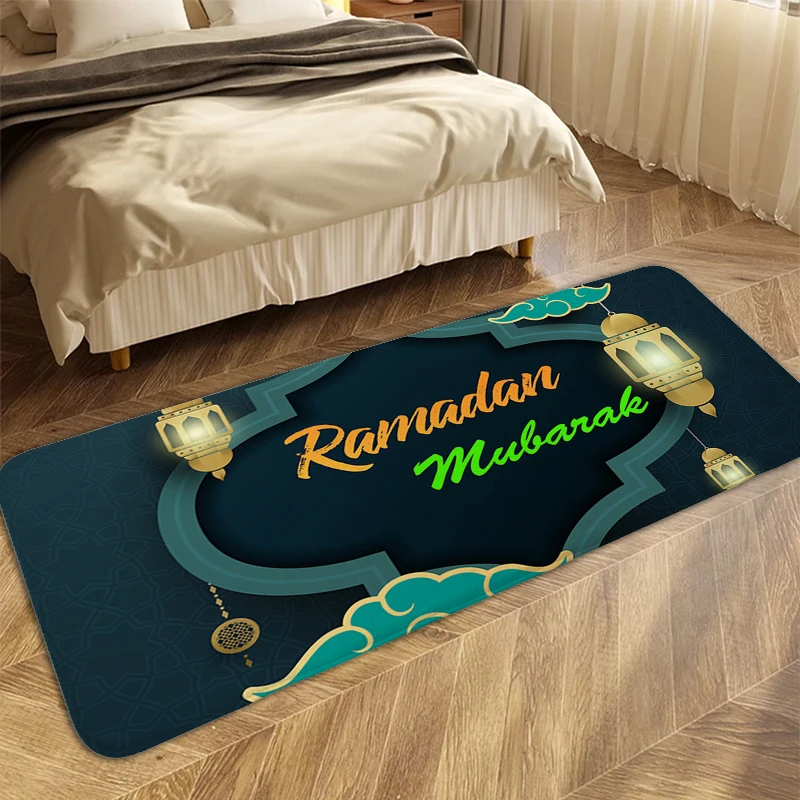 

Foot Mat Ramadan Entrance Door Doormat Bathroom Floor Carpet Washable Non-slip Kitchen Sleeping Room Rugs Room Decorating Items