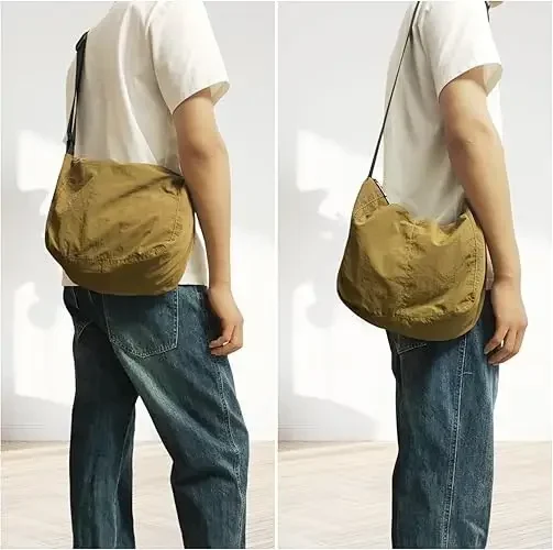 FDYD001 Hobo Crossbodytassen voor dames en heren Nylon Messenger Bag Tote Handtas