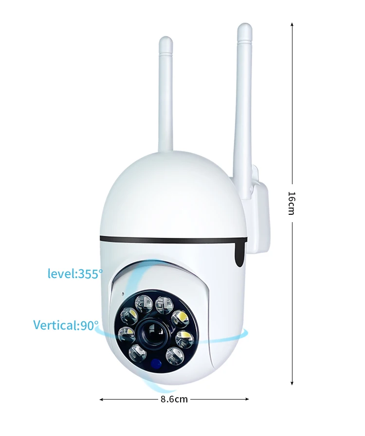 IP-камера 3 Мп с поддержкой Wi-Fi и 2-сторонней передачей данных