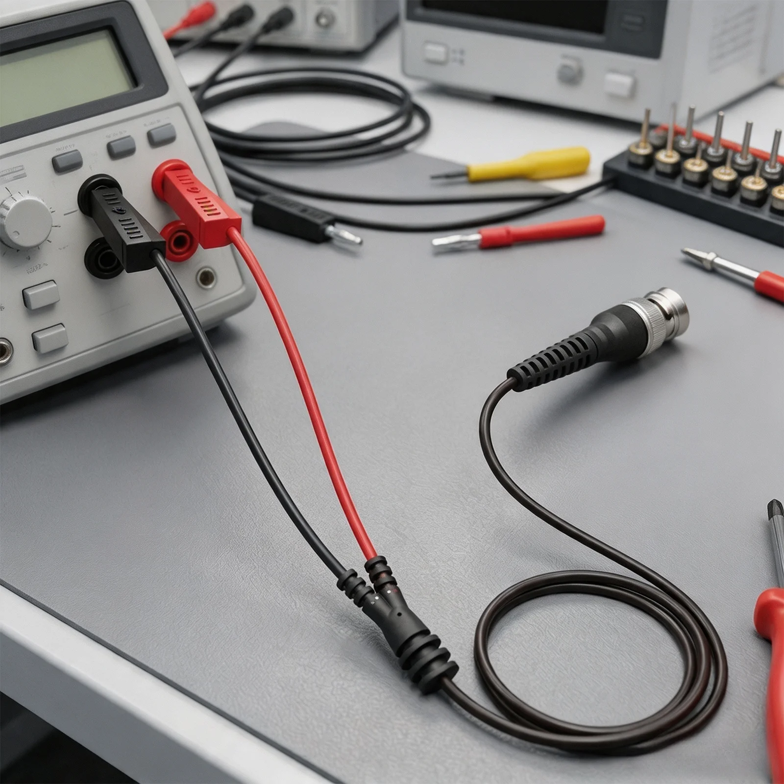 Cable Stacking Test Leads BNC BNC Cable Mm Banana Stacking Test Leads Test Leads Video Surveillance Package Contents