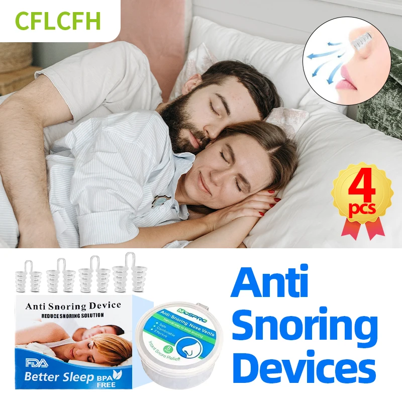 

Anti Snoring Device Stop Snoring Nose Clip Anti Snore At Night Better Sleeping Easy Breathing Solution Sleep Aid Apnea Guard