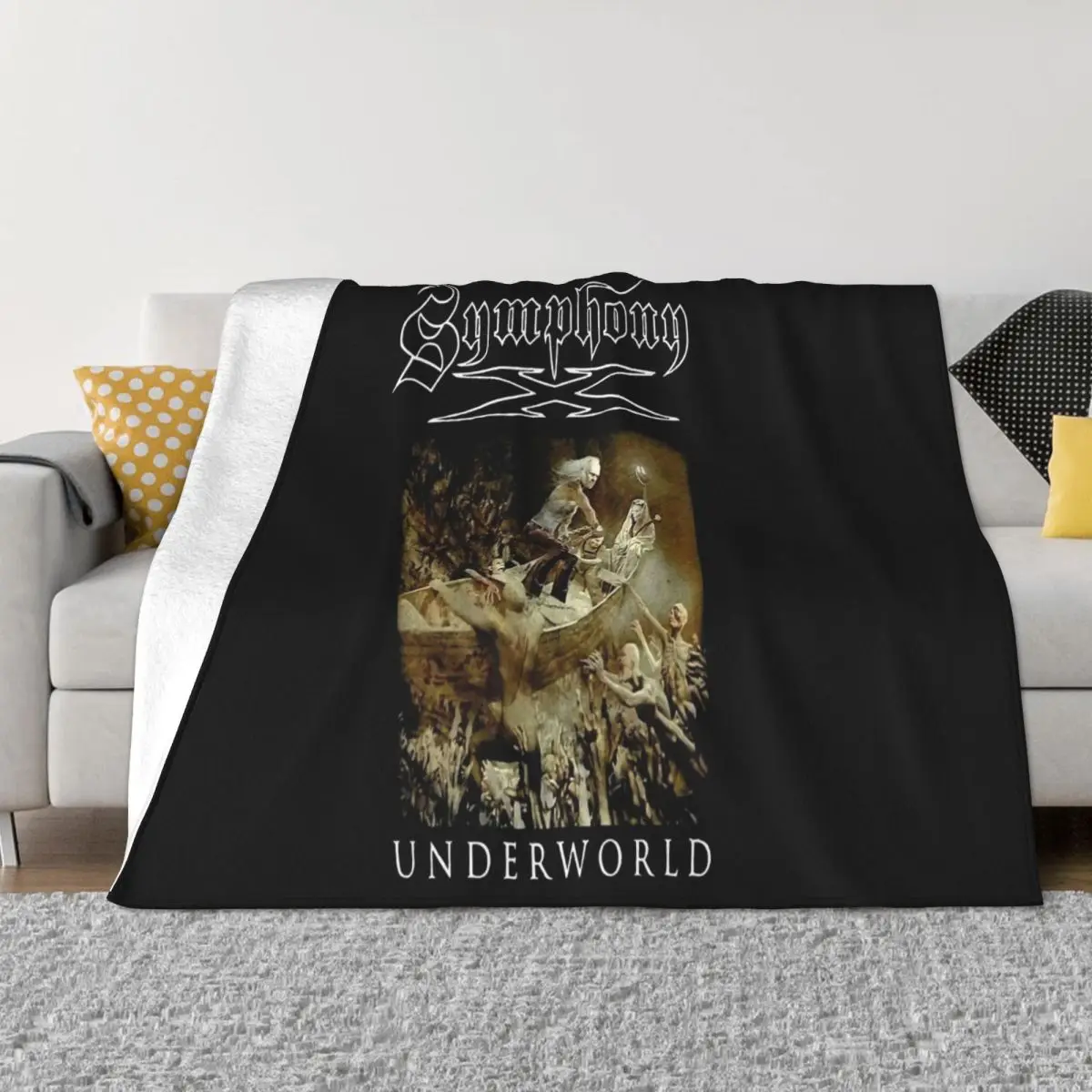 T Funny Symphony X Underworld Ship Funny Casual Clothing Movie More Size Straight Better Customiz Throw Blanket