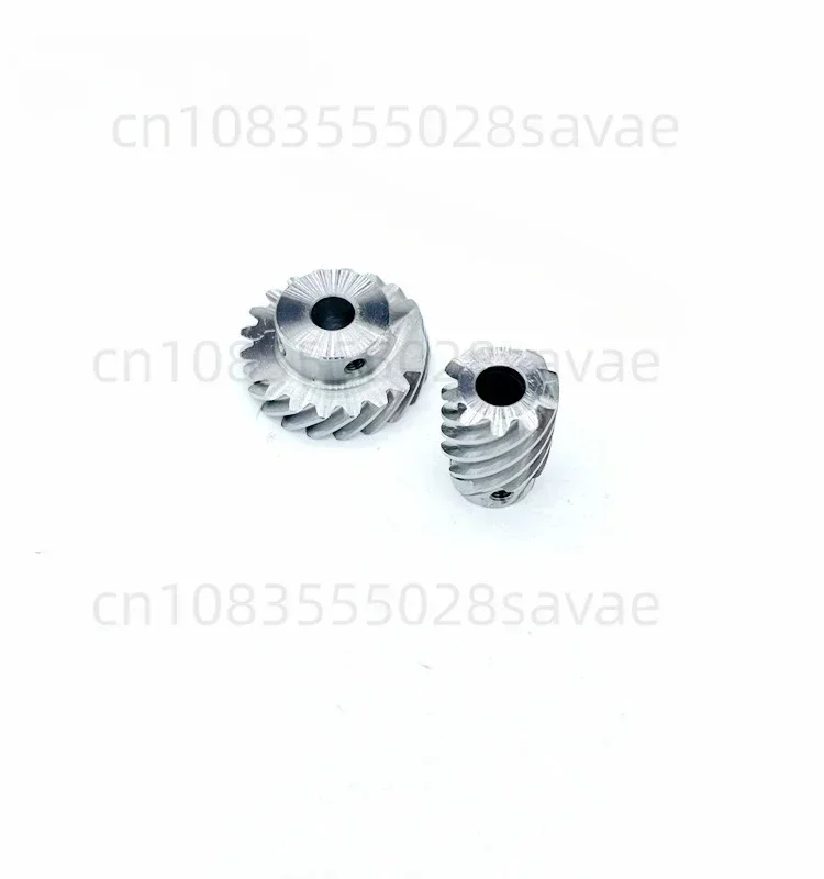 45 degree helical gear 1:2 reduction gearbox 90 degree right angle rotator transmission gear module image 3