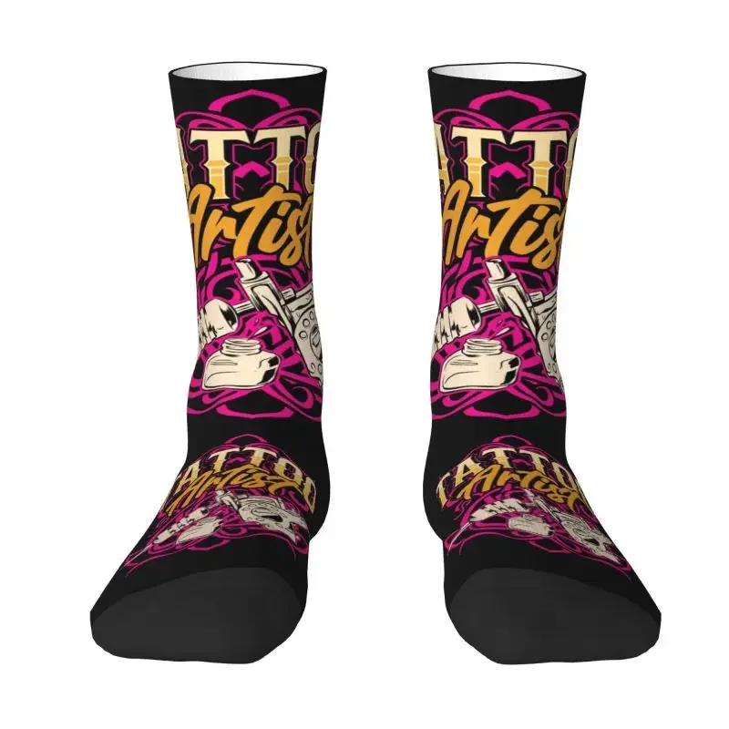 Tattoo Artist Tattooists Dress Sock Mens Womens Breathable Warm Funny Novelty Funny Crew Socks