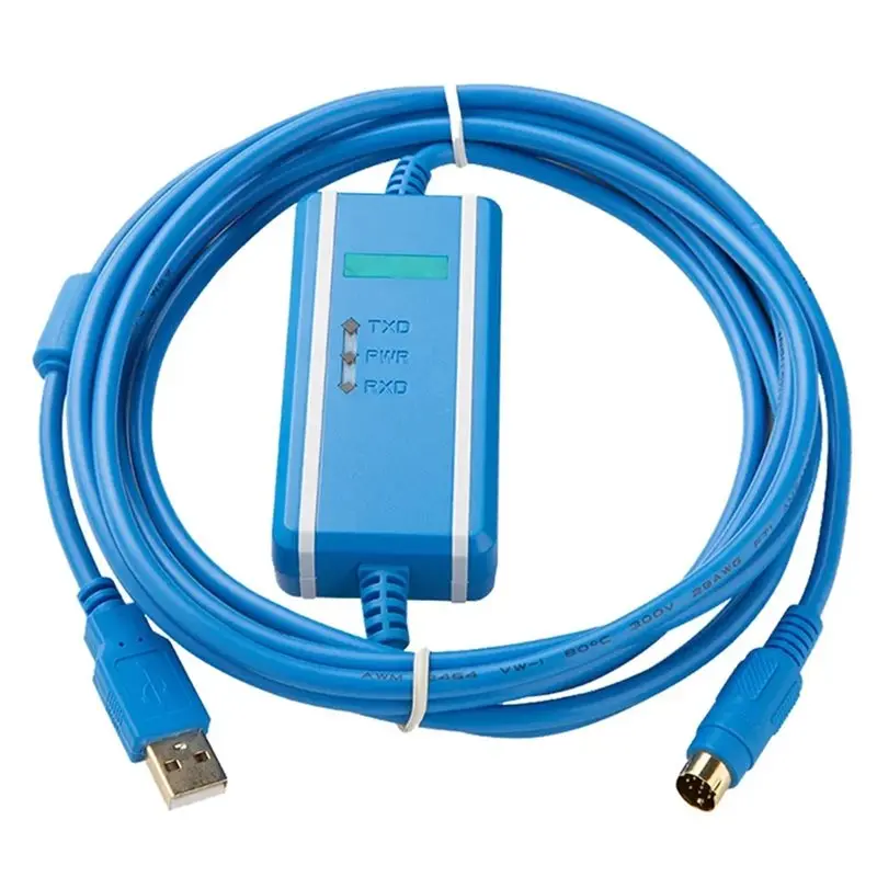 ISO USB-SC09-FX Isolation Programming Cable Suitable For Mitsubishi FX All Series Fx2n FX3U FX1N PLC Isolated Adapter