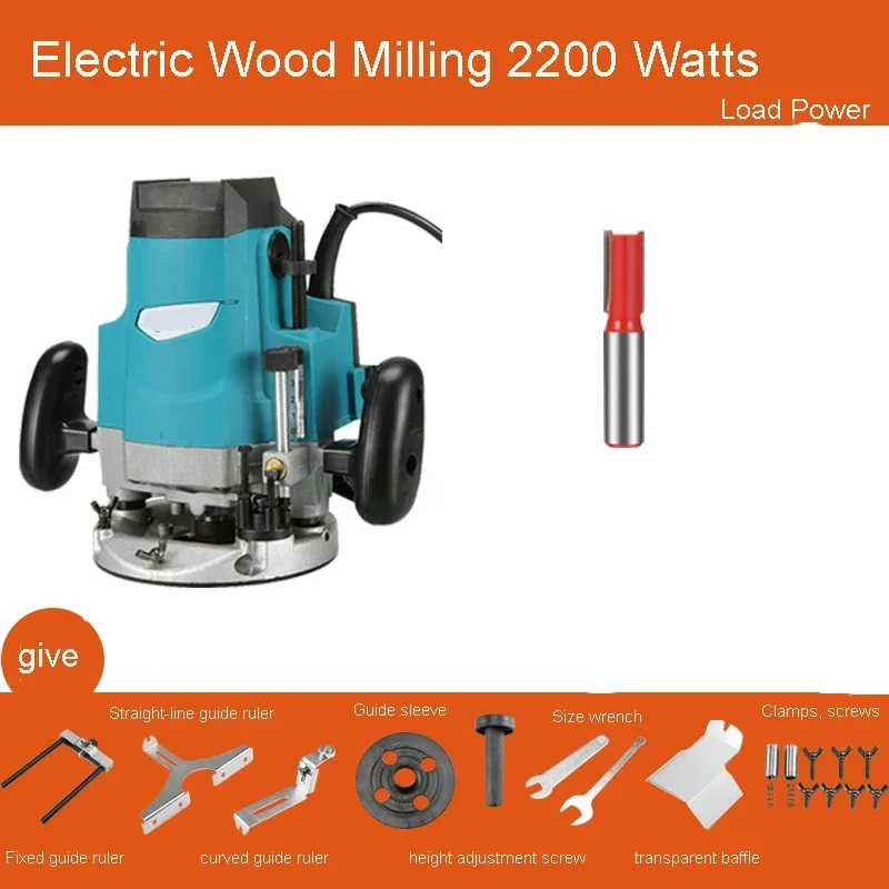 Electric Wood Milling Woodworking Carving Machine Slotting Machine Large Gong Machine Lock Center Milling Slot Hole Inversion fa