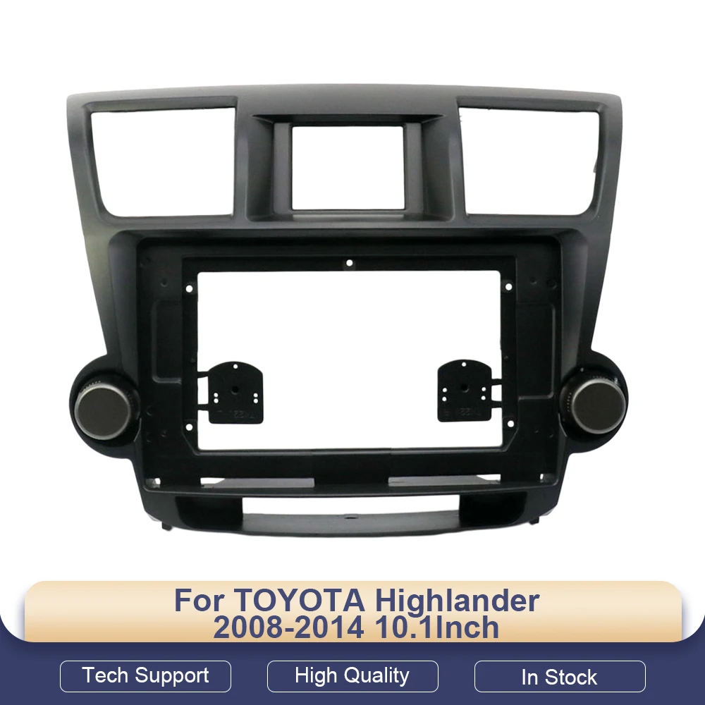 

10 inch Car Radio Fascia Panel stereo Frame for TOYOTA Highlander 2008-2014