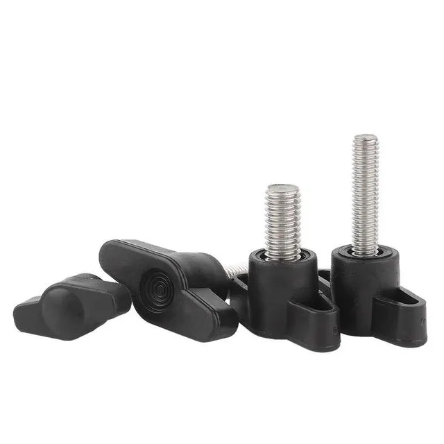Weiyi Feststellschrauben 1/4-20 UNC/M4-M8 SUS304 A2 Edelstahl 27 # oder 36 # Z-Griff Bakelit-Handknopf Verstellbare Daumenschrauben – Detail 4