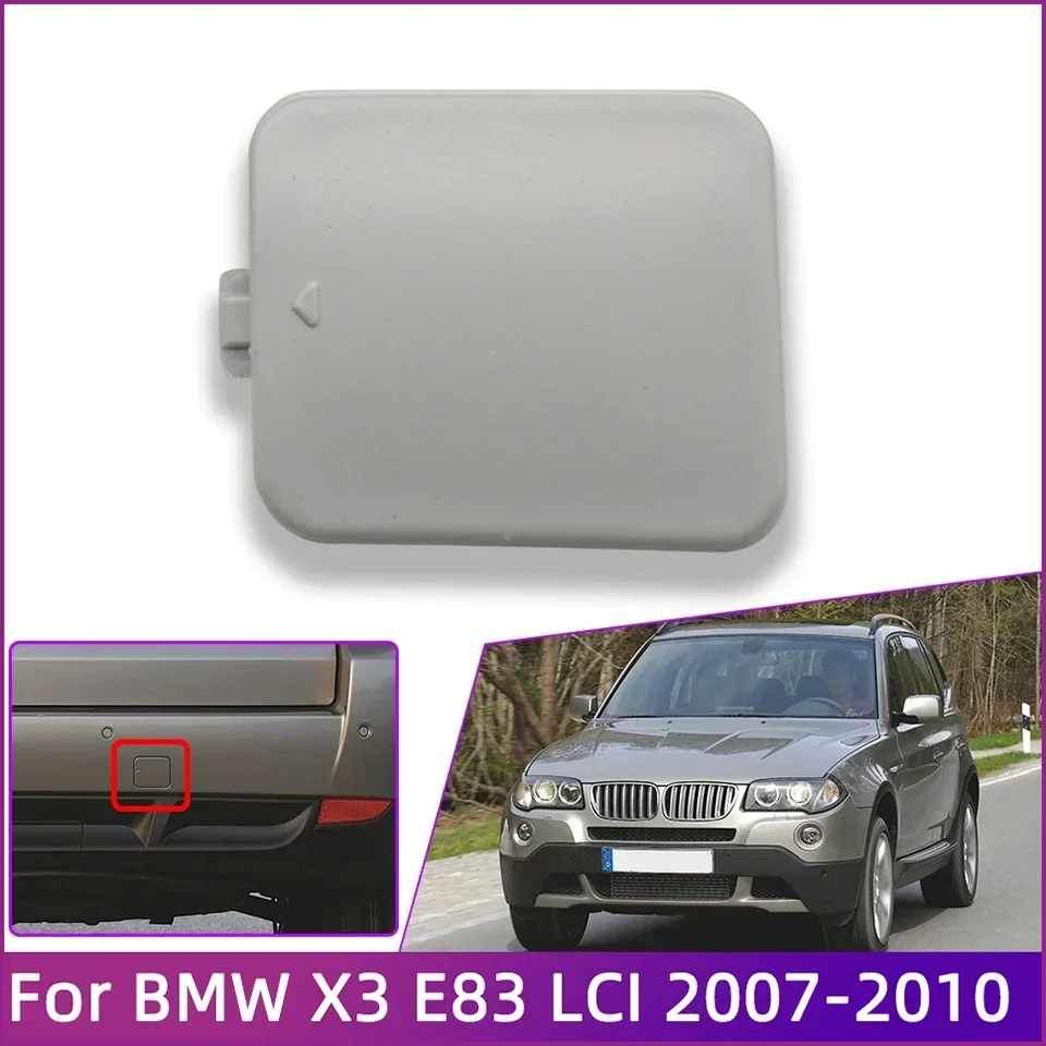 

Auto Parts Rear Bumper Tow Hook Cover Cap For Bmw X3 E83 LCI Ordinady Version 2007- 2010 #51123423778 Hauling Trailer Shell