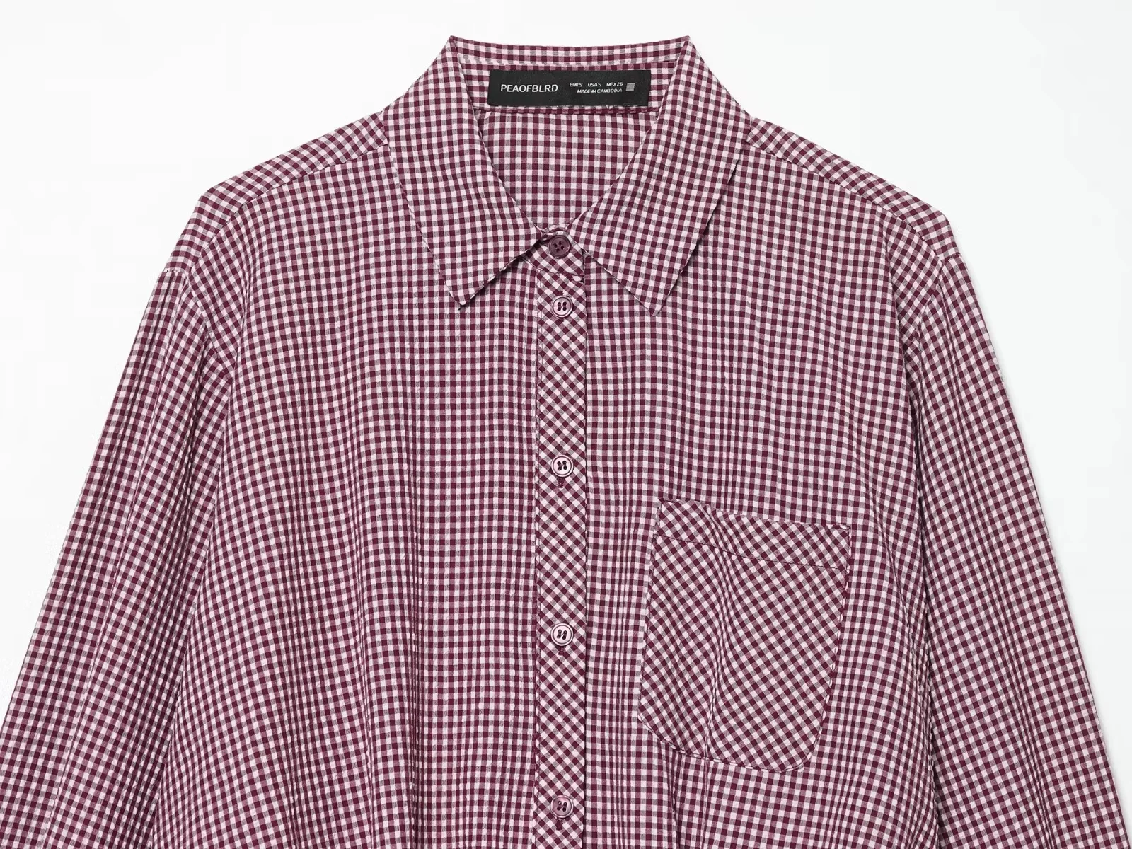 BSAY Damenmode Kariertes Hemd 2026 Frühling Neu College-Stil Revers Langarm Blusen Einreihig Schicke Damen Oberteile Mujer – Detail 7