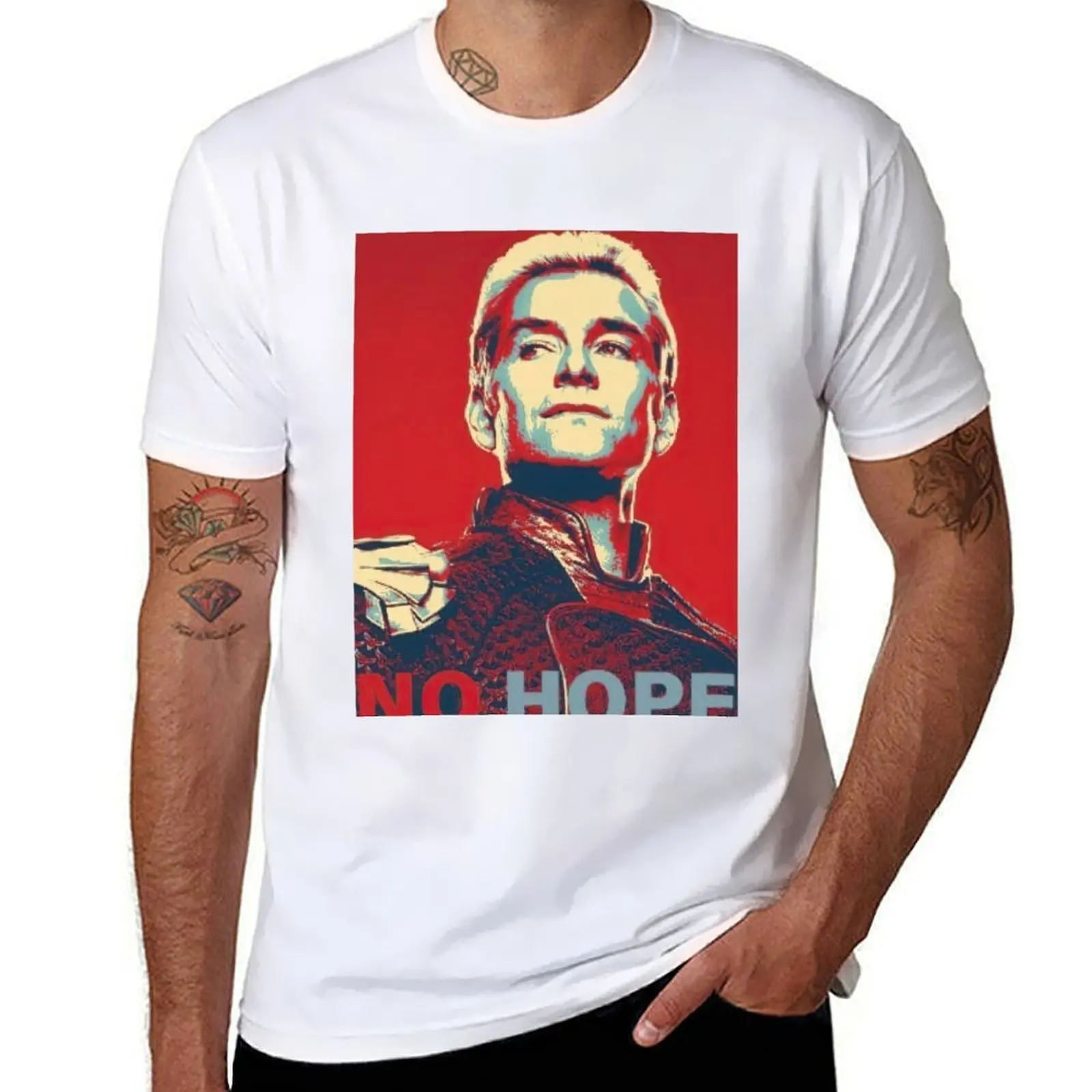 

Homelander No Hope T-Shirt t shirt man luxury man t shirt cotton high quality T-Shirt