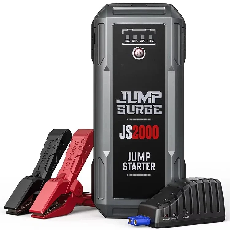 

TOPDON JS2000 Portable Jump Starter 16000mAh 12V Car Battery Power Bank Jump Starter for Cars Powerbank