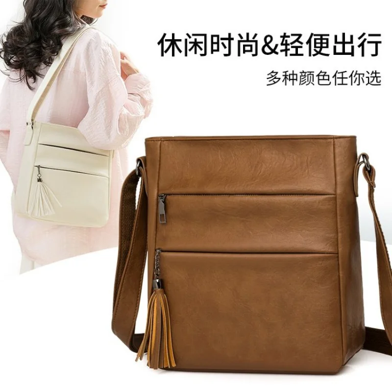 

Ladies Shoulder Bag With High-End Leather And Classic Elegant Style Featuring Casual Vintage Look​