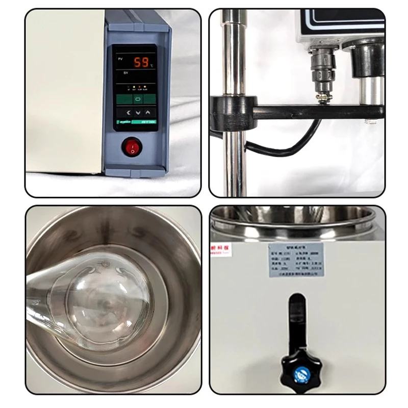 2 kW 2L Rotationsverdampfer RE-301 Rotationsverdampfer Vakuumdestillation Reinigung Kristallisierung