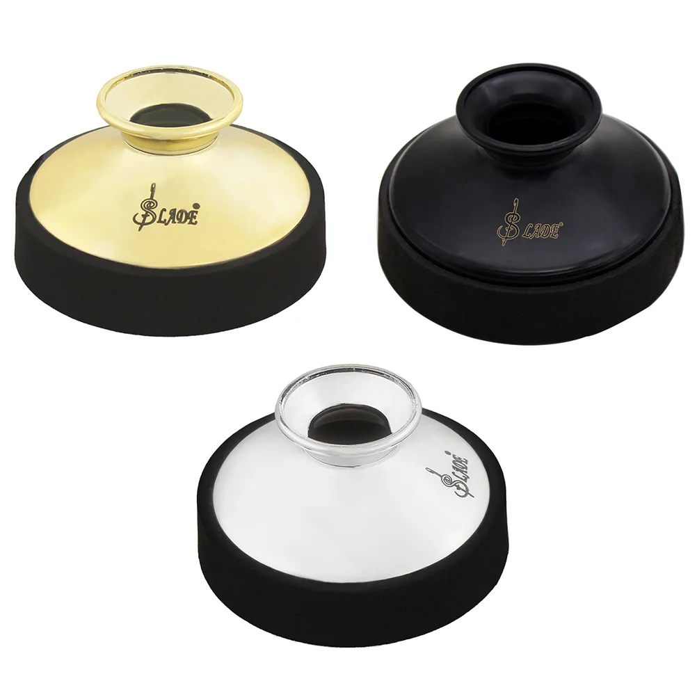 3 Pcs Saxophone Mute Musical Instrument Supplies Instruments Round Noise Remove Accessory Abs Plastic